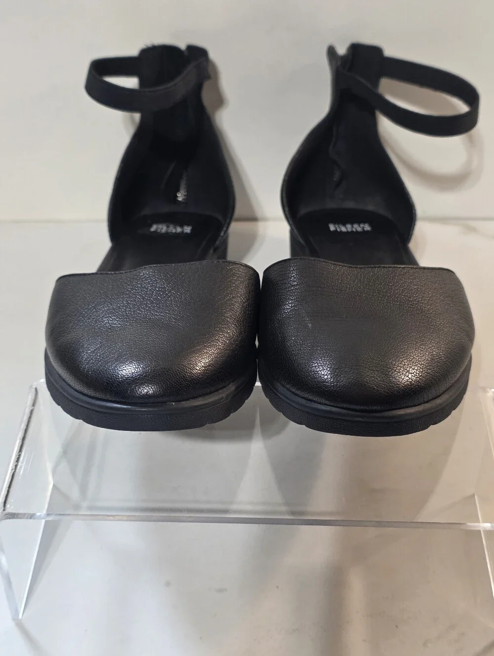 EILEEN FISHER SUE ANKLE STRAP FLATS SZ 10